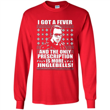 Load image into Gallery viewer, I got a fever and the only prescription is more jinglebells Christmas sweater