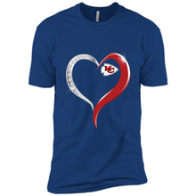 Load image into Gallery viewer, Kansas City Chiefs in Diamond Heart