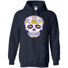 Load image into Gallery viewer, Los Angeles Lakers Basketball Sugar Skull Day of the Dead