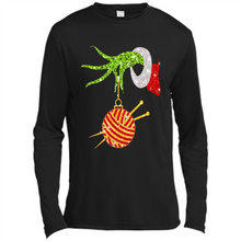 Load image into Gallery viewer, Grinch Hand Holding Ball Of Wool And Knitting Needles Christmas