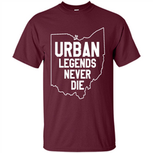 Load image into Gallery viewer, Urban Meyer Legends Never Die Football Fans Ohio Map