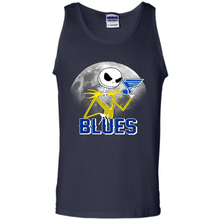 Load image into Gallery viewer, Jack Skellington Halloween Shirt For St.-louis-blues Fans