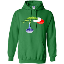 Load image into Gallery viewer, Grinch Holding American Flag ornament Christmas
