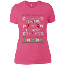 Load image into Gallery viewer, That’s What I Do I Drink And I Know Things Christmas