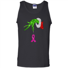 Load image into Gallery viewer, Grinch Hand Holding Breast Cancer Awareness Christmas