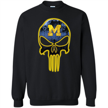 Load image into Gallery viewer, Michigan Wolverines Football The Punisher Skull