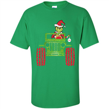 Load image into Gallery viewer, Grinch Driving Jeep Christmas