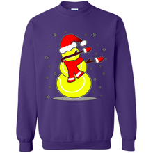 Load image into Gallery viewer, Tennis Dabbing Snowman Christmas Funny