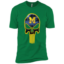 Load image into Gallery viewer, Michigan Wolverines Football The Punisher Skull