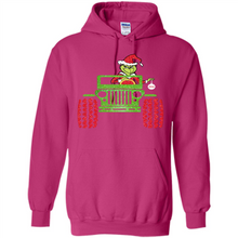 Load image into Gallery viewer, Grinch Driving Jeep Christmas