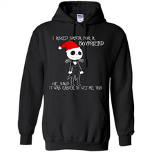 Load image into Gallery viewer, I Asked Santa For A Boyfriend Jack Skellington Christmas sweater