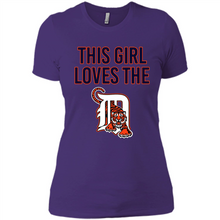 Load image into Gallery viewer, This girl loves the Detroit Tigers team shirt Sweatshirt DORABLE SHIRT