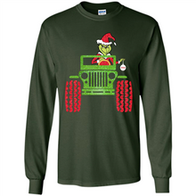 Load image into Gallery viewer, Grinch Driving Jeep Christmas