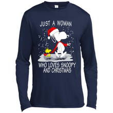 Load image into Gallery viewer, Just a Woman who loves Snoopy and Christmas