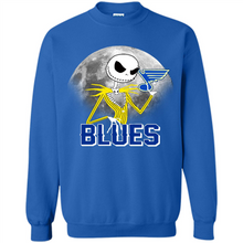 Load image into Gallery viewer, Jack Skellington Halloween Shirt For St.-louis-blues Fans