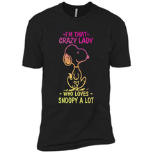 Load image into Gallery viewer, I'm That Crazy Lady Who Loves Snoopy A Lot