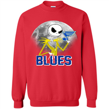 Load image into Gallery viewer, Jack Skellington Halloween Shirt For St.-louis-blues Fans
