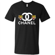 Load image into Gallery viewer, Tiger Chanel Logo Funny shirt Ladies' Boyfriend Shirt DORABLE SHIRT