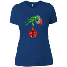 Load image into Gallery viewer, Grinch Hand holding Nurse ornament Christmas
