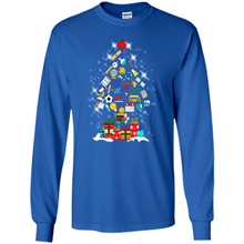 Load image into Gallery viewer, Greate Science Teacher Shirt Merry Christmas Tree Science Tools Funny Gift Book Lovers (1)