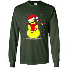 Load image into Gallery viewer, Tennis Dabbing Snowman Christmas Funny