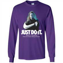 Load image into Gallery viewer, Michael Myers Nike Just Do It