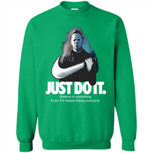 Load image into Gallery viewer, Michael Myers Nike Just Do It