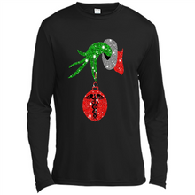 Load image into Gallery viewer, Grinch Hand holding Nurse ornament Christmas