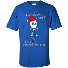 Load image into Gallery viewer, I Asked Santa For A Boyfriend Jack Skellington Christmas sweater