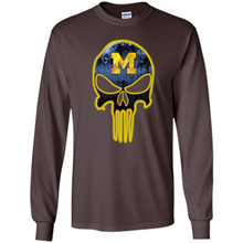 Load image into Gallery viewer, Michigan Wolverines Football The Punisher Skull