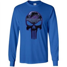Load image into Gallery viewer, LSU Tigers Football The Punisher Skull (1)