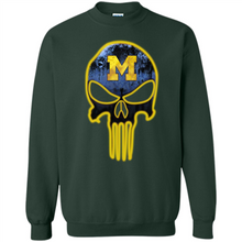 Load image into Gallery viewer, Michigan Wolverines Football The Punisher Skull