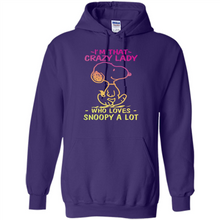 Load image into Gallery viewer, I'm That Crazy Lady Who Loves Snoopy A Lot