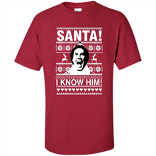 Load image into Gallery viewer, ELF santa I know him Christmas