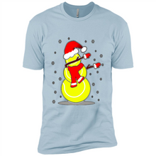 Load image into Gallery viewer, Tennis Dabbing Snowman Christmas Funny