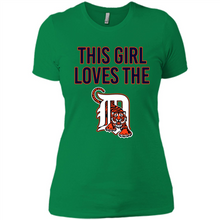 Load image into Gallery viewer, This girl loves the Detroit Tigers team shirt Sweatshirt DORABLE SHIRT