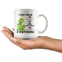 Load image into Gallery viewer, TL Grinch I Will Drink Crown Royal Here Or There M1041 KIAKISS