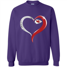 Load image into Gallery viewer, Kansas City Chiefs in Diamond Heart