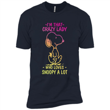Load image into Gallery viewer, I'm That Crazy Lady Who Loves Snoopy A Lot