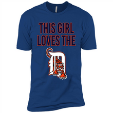 Load image into Gallery viewer, This girl loves the Detroit Tigers team shirt Sweatshirt DORABLE SHIRT