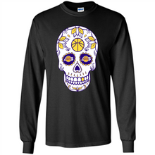 Load image into Gallery viewer, Los Angeles Lakers Basketball Sugar Skull Day of the Dead