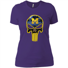 Load image into Gallery viewer, Michigan Wolverines Football The Punisher Skull