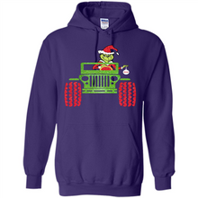 Load image into Gallery viewer, Grinch Driving Jeep Christmas