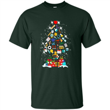 Load image into Gallery viewer, Greate Science Teacher Shirt Merry Christmas Tree Science Tools Funny Gift Book Lovers (1)