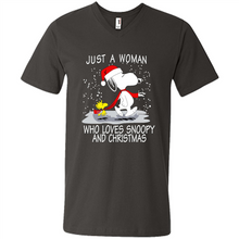 Load image into Gallery viewer, Just a Woman who loves Snoopy and Christmas