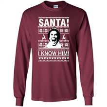 Load image into Gallery viewer, ELF santa I know him Christmas