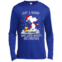 Load image into Gallery viewer, Just a Woman who loves Snoopy and Christmas