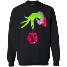 Load image into Gallery viewer, Grinch hand holding logo Louisvuitton