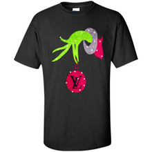 Load image into Gallery viewer, Grinch hand holding logo Louisvuitton