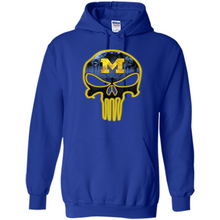 Load image into Gallery viewer, Michigan Wolverines Football The Punisher Skull